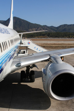 廈門航空 航班登機 武夷山機場