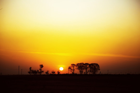 夕陽風光