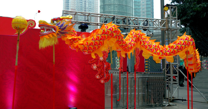 龍燈 龍模型 玩龍燈