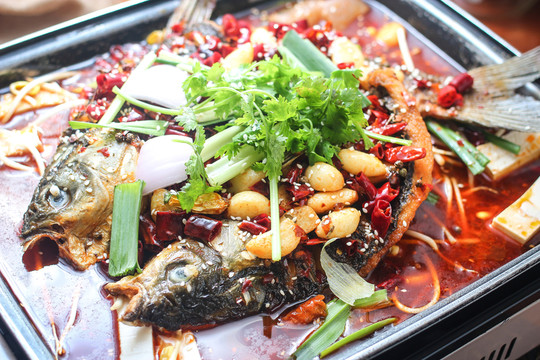 烤魚 萬州烤魚