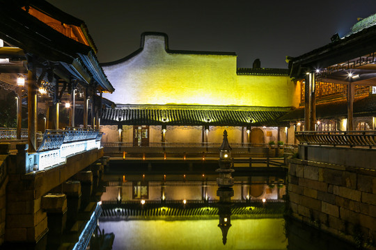 烏鎮(zhèn)水鄉(xiāng)夜景