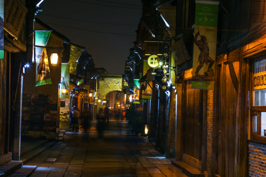 烏鎮(zhèn)水鄉(xiāng)夜景