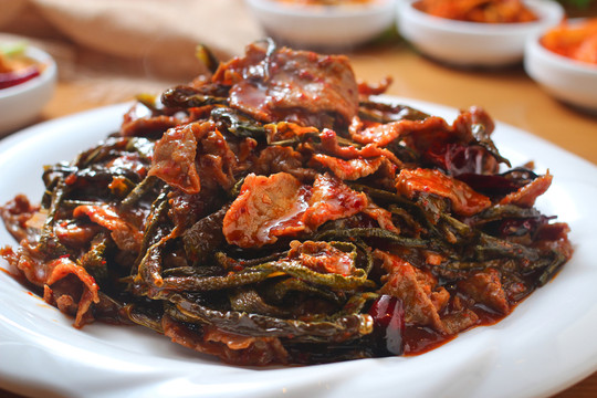 干辣椒炒牛肉