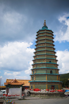 五臺(tái)山獅子窩舍利塔