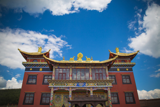 五臺山獅子窩寺廟建筑