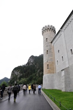 德國天鵝堡 德國建筑