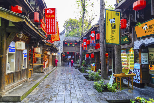 成都錦里古鎮(zhèn)老街