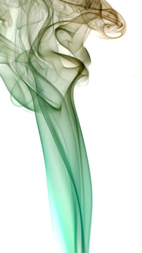 彩色煙背白煙