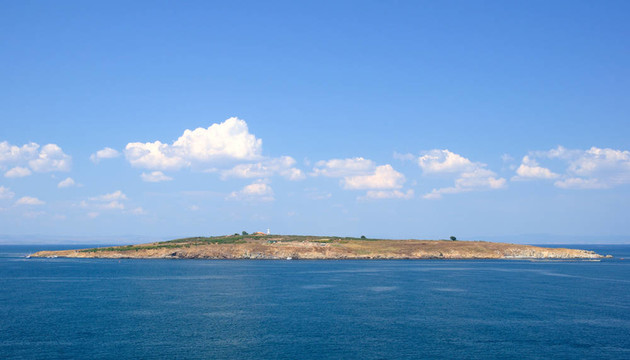 圣伊凡島在黑海附近古城索佐波爾；保加利亞
