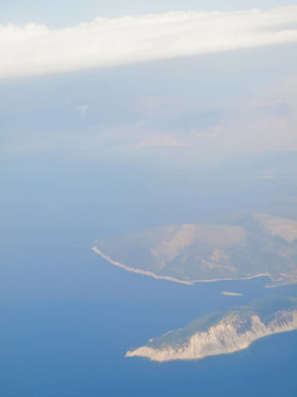 從飛機上看Kefalonia