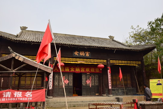 老寺廟建筑攝影圖