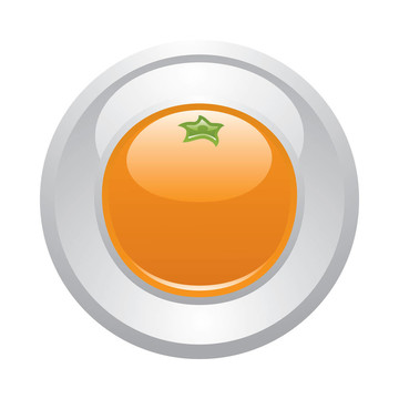 Gray button Orange