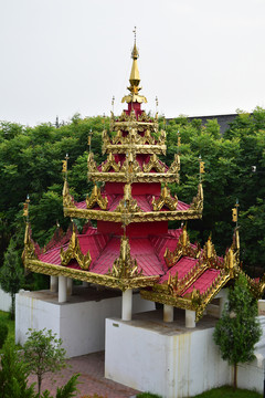 緬甸風(fēng)格建筑攝影