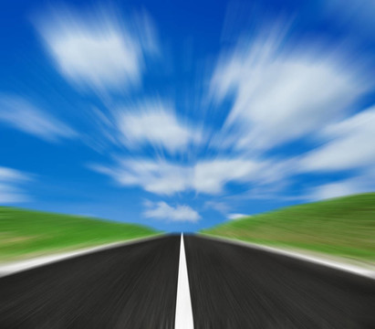 沿著這條路