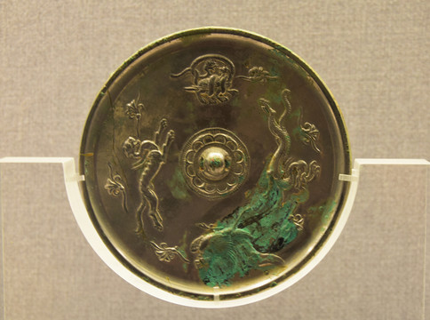 四神獸古代銅鏡
