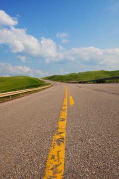 上山的公路