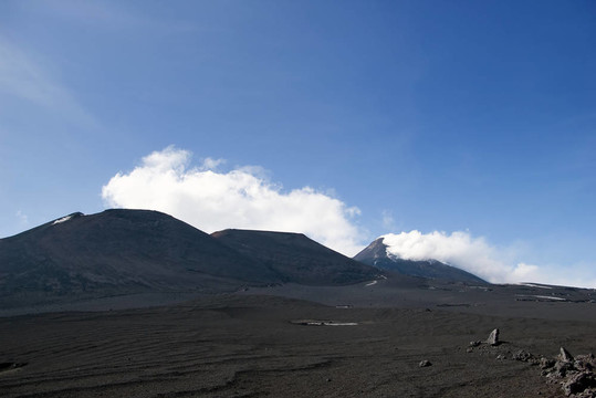 埃特納火山山；西西里島；意大利