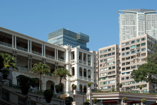 美麗的香港城市景觀