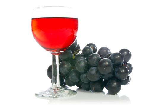 紅酒配葡萄