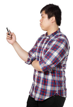 手機(jī)上的男人留言