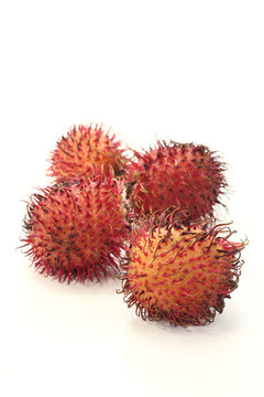 四新鮮紅毛丹