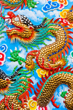 墻上的金龍