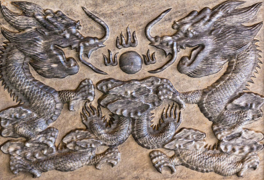 墻上的金龍