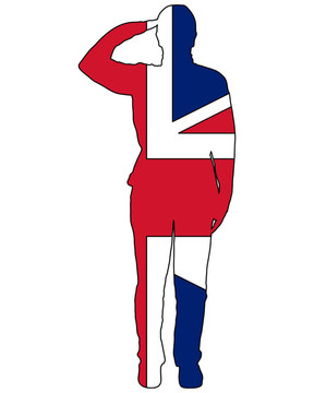 英國(guó)的敬禮