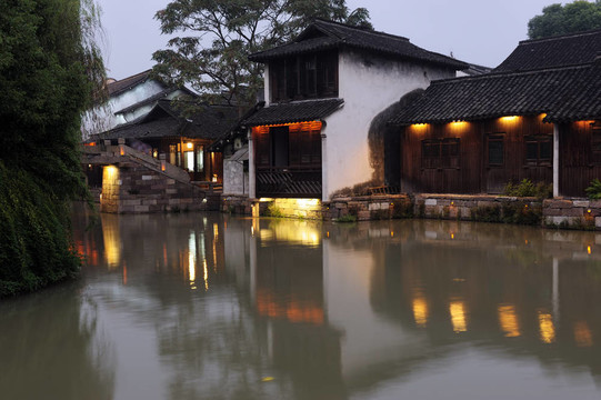 中國(guó)建筑夜景