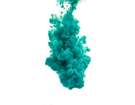 水中的顏料
