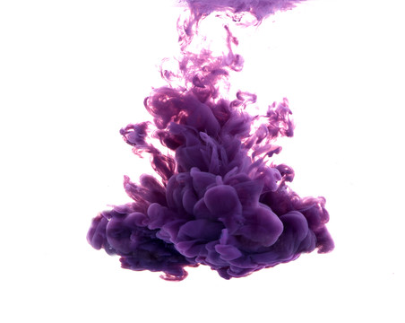 水中的顏料