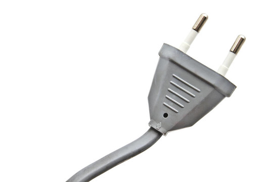 灰色的電插頭