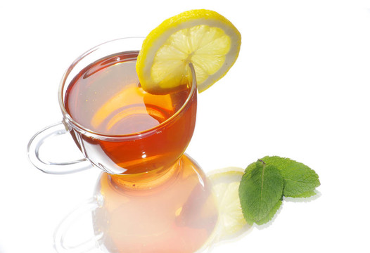 在一杯茶