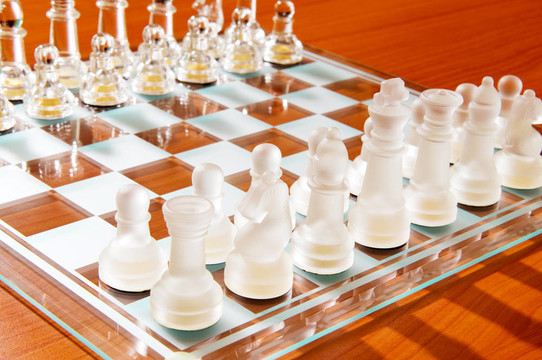 棋盤上的棋子