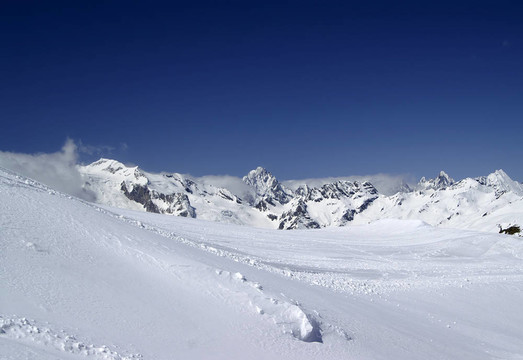 高山滑雪坡