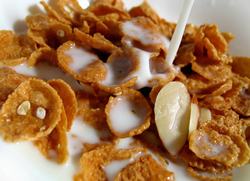 牛奶麥片粥；