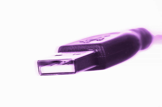 USB電纜-紫色