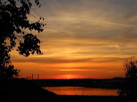 血紅色的天空