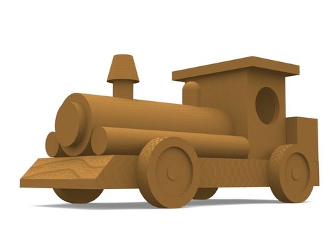 木制火車引擎