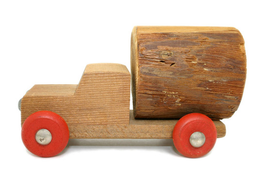仿古木制玩具車