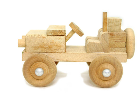 仿古木制玩具車