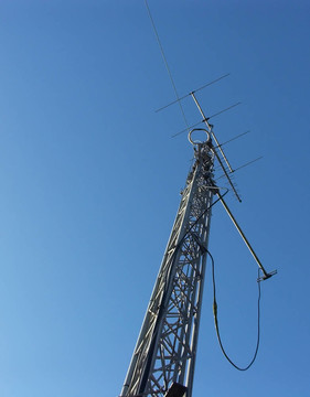 無線電廣播的桅桿
