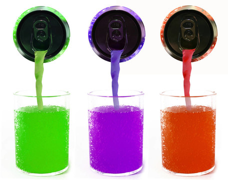 孤立的refreshin飲料