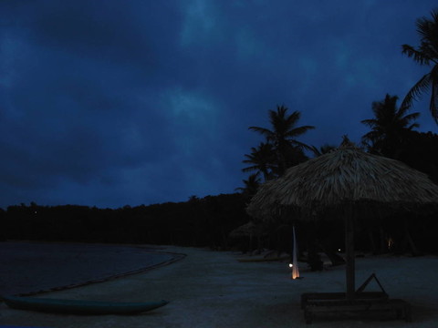 海灘的夜晚