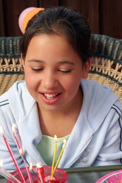 過生日的女孩