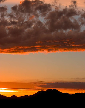 亞利桑那州的日落