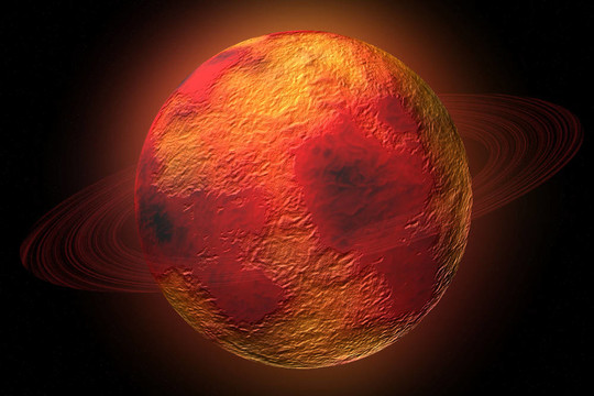 火焰星球，戒指和輝光
