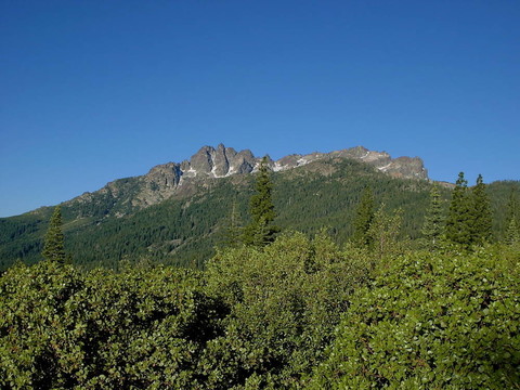 藍(lán)色的天空和Buttes