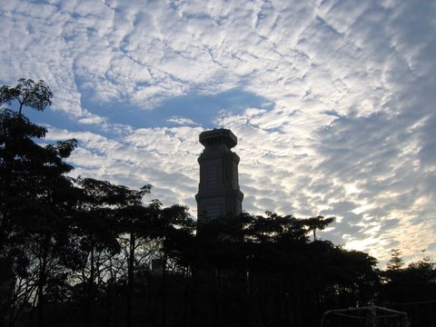 天空中的黃昏