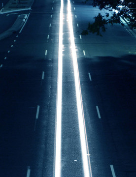 中間車道